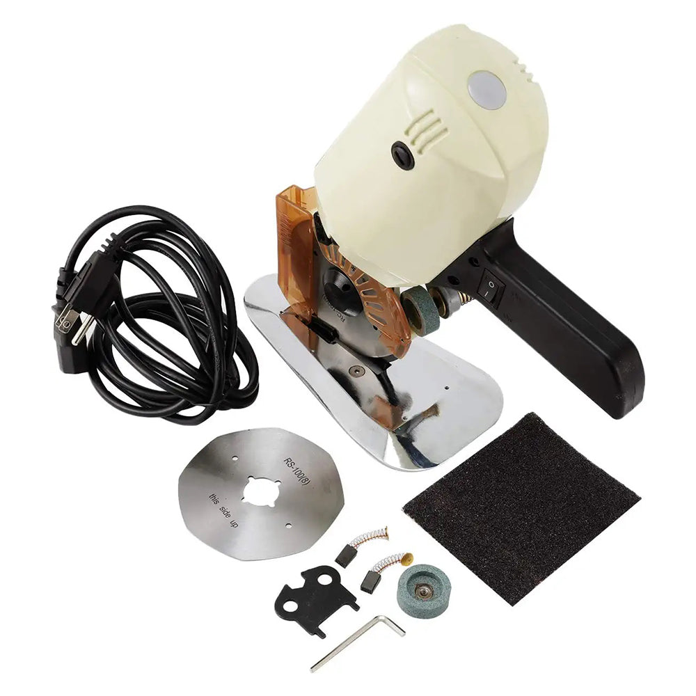 110V Electric Rotary Fabric Cutter Cloth Cutting Machine 4 Inch (100mm)  Octag