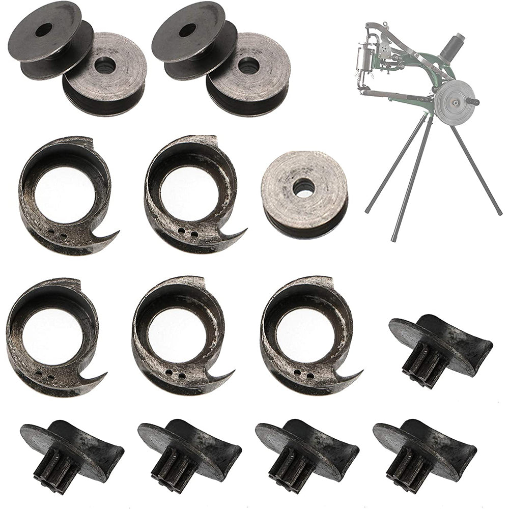 Set of 15 Attachment Kit for Leather Cobbler Sewing Machine Replacemen