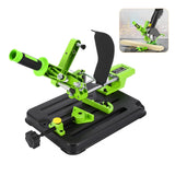 Load image into Gallery viewer, Angle Grinder Stand Universal Fixed Grinder Holder Sliding Handle Bracket Adjustable 45 Degree Clamp with Protective Cover