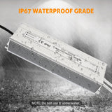 Load image into Gallery viewer, 12V LED Driver 200 Watt DC Power Supply Low Voltage Transformer Waterproof for Outdoor Under Cabinet Lighting Landscape Lighting Pool Light