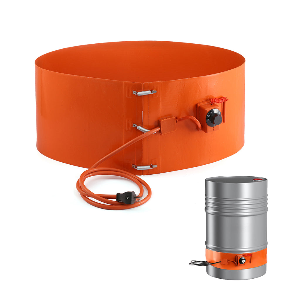 BEAMNOVA Metal Drum Heater 110V Pail Heating Band for 200L Barrel 10x7