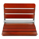 Load image into Gallery viewer, Fold Down Shower Seat Folding Shower Seat Wall Mounted Teak Wood Fold Down Shower Seat Home Care Shower Bench for Inside Shower, Bathroom Fold Up Wooden Bench Shower Chair (16.1&#39;&#39;*13.4&#39;&#39;)