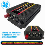 Load image into Gallery viewer, 10000W Pure Sine Wave Power Inverter Voltage Transformer Intelligent Digital Display Car Home Outdoor DC12V to AC 110V Converter
