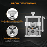 Load image into Gallery viewer, Mini Manual Wire Stripping Machine 2mm-20mm Copper Wire Peeler Machine Scrap Cable Stripper Hand Crank Drill Powered Wire for Scrap Copper Stripping