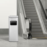 Load image into Gallery viewer, Stainless Steel Trash Can, Commercial Garbage Can for School, Hotel ,Hospital, Elevator Entrance, Supermarket
