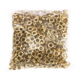 Load image into Gallery viewer, Grommet Kit Metal Eyelets 1/4 Inch 1000 Sets 6mm (Inner Diameter) for Curtains Leather Canvas, Gold