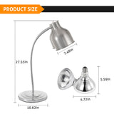 Load image into Gallery viewer, Food Heat Lamps with Dual 250W Bulbs Commercial Food Warmer Lamp Food Heating Lamps for Restaurant Kitchen Food Service Buffet Home Use
