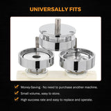 Load image into Gallery viewer, Button Maker Keychain Bottle Opener Making Mold 58mm with 100 Sets of Button Part Supplies, Circle Cutter, Accessories for Sliding Rail Pin Making Machine