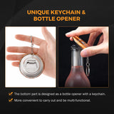 Load image into Gallery viewer, Button Maker Keychain Bottle Opener Making Mold 58mm with 100 Sets of Button Part Supplies, Circle Cutter, Accessories for Sliding Rail Pin Making Machine