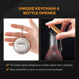 Load image into Gallery viewer, BEAMNOVA Button Maker Keychain Bottle Opener Making Mold 58mm with 100 Sets of Button Part Supplies, Circle Cutter, Accessories for Sliding Rail Pin Making Machine