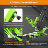 Load image into Gallery viewer, Angle Grinder Stand Universal Fixed Grinder Holder Sliding Handle Bracket Adjustable 45 Degree Clamp with Protective Cover