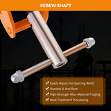 Load image into Gallery viewer, I Beam Clamp 4400lbs/2ton Capacity Heavy Duty Lifting Clamp Tool 3inch-9inch Opening Range Beam Hangers for Lifting Rigging