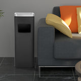 Load image into Gallery viewer, Stainless Steel Trash Can, Commercial Garbage Can for School, Hotel ,Hospital, Elevator Entrance, Supermarket