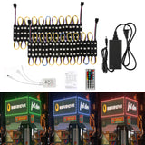 Load image into Gallery viewer, 20FT 40PCS LED Christmas Window Lights Module White Decorative Light for Home Store Halloween Outdoor Light