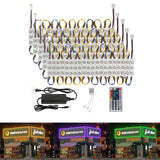 Load image into Gallery viewer, BEAMNOVA 50FT 100PCS LED Christmas Window Lights Module RGB Decorative Light for Home Store Halloween Outdoor Light