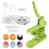Load image into Gallery viewer, DIY Button Maker Machine 58-75mm/2.25-3inch Sliding Round Pin Badge Maker Kit with 200 Button Parts Supplies