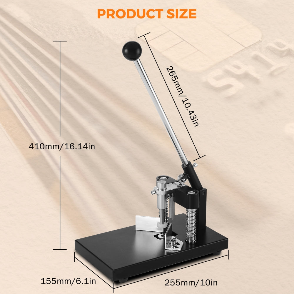 Corner Cutter Rounder for Cardstock, 30mm Thickness Manual Corner Rounder  Paper Punch Cutter, with 2 Dies R6 R10, Paper Cutting Tool for Laminate  Industrial Heavy Duty Business Card Cutter Mach : 