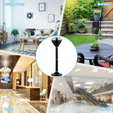 Load image into Gallery viewer, Adjustable Floor Standing Ashtray Outdoor, Stainless Steel Windproof Cigar Ashtrays for Patio Home Office, Stand Ash Tray with Lid for Cigarettes