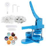 Load image into Gallery viewer, Button Maker Machine 25-58mm/1-2.25inch Round Pin Maker Kit Rotary Style with 200 Button Parts Supplies