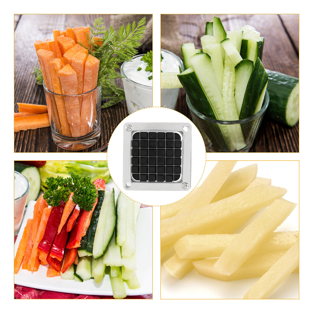 Commercial Vegetable Dicer Blade Set Chopper Pusher Block Stainless St