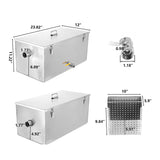 Load image into Gallery viewer, 25lbs Grease Trap for Restaurant, Commercial Kitchen Sink