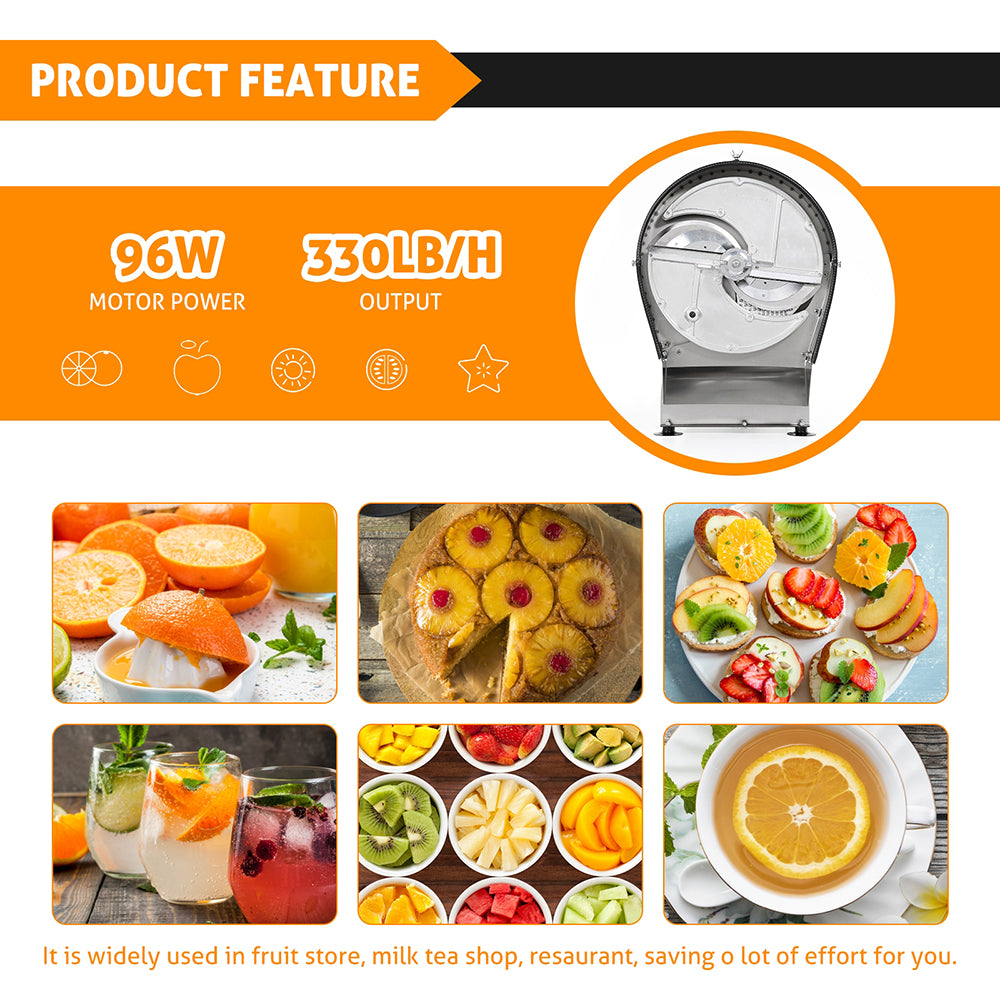 Commercial Food Chopper, Fruit Slicer, Electric Food Slicing Machine