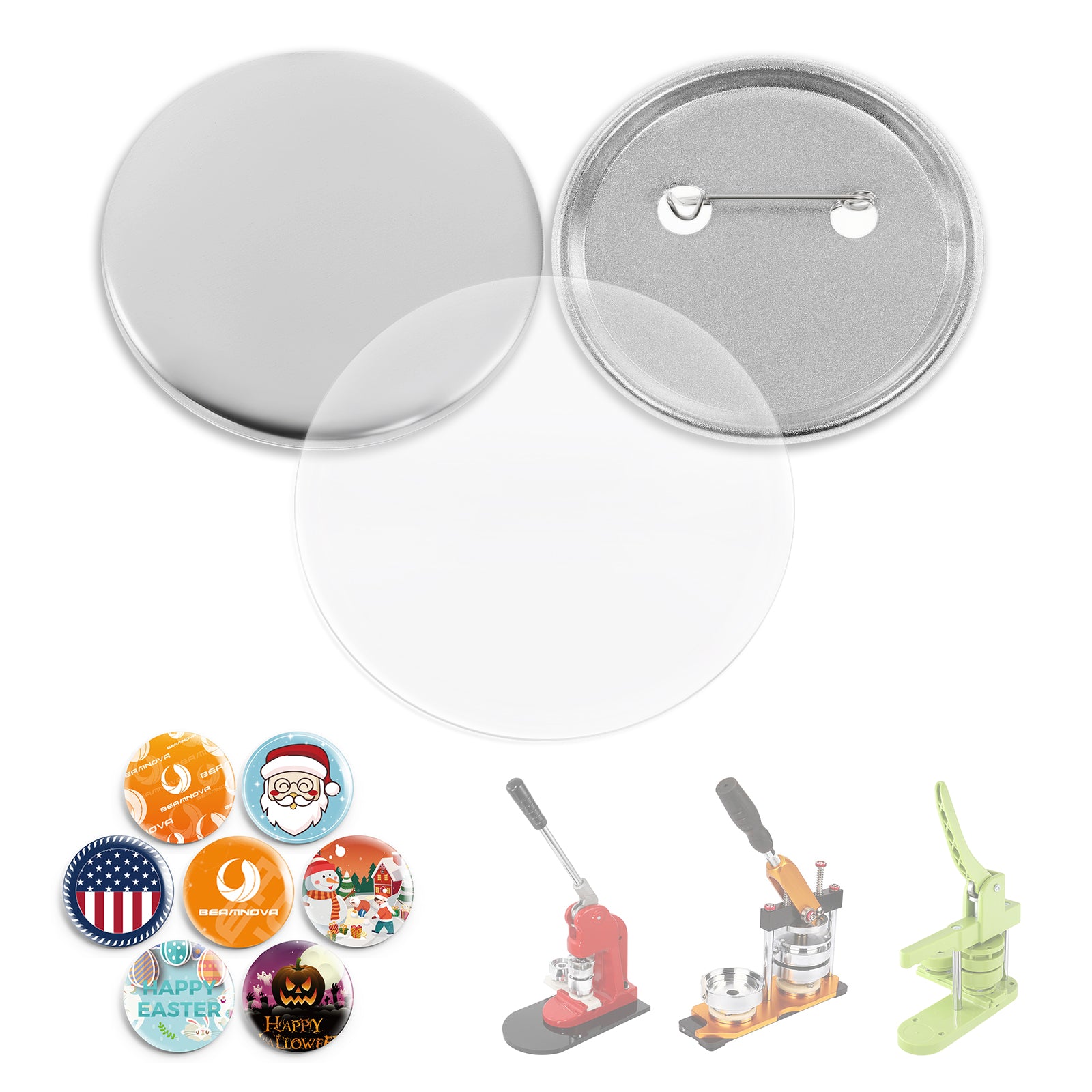 Random Pin Back Button Pins - Bulk Resale Wholesale Lot - 1 (One Inch) Mini  Size - 10-500 Per Unique Set 