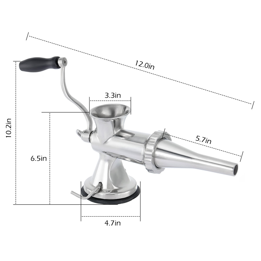 New Northern Equipment Meat Grinder With Sausage Stuffer Manual #6211