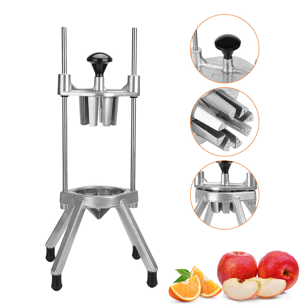 WICHEMI Commercial Lemon Cutter Easy Wedger Stainless Steel Fruit Lime Slicer Vegetable Chopper Dicer 8 Wedger for Lemons Limes Tomatoes Potatoes