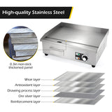 Load image into Gallery viewer, BEAMNOVA 22 Inch Commercial Electric Flat Top Grill for Restaurant, Commercial Kitchen