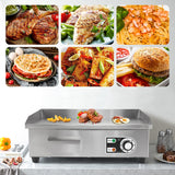 Load image into Gallery viewer, 22 Inch Commercial Electric Flat Top Grill for Restaurant, Commercial Kitchen