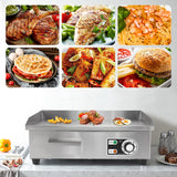 Load image into Gallery viewer, BEAMNOVA 22 Inch Commercial Electric Flat Top Grill for Restaurant, Commercial Kitchen