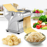 Load image into Gallery viewer, Commercial Electric Pasta Maker Machine Automatic Noodle Machine Pasta Roller Adjustable Thickness for Spaghetti Fettuccini Lasagna Dumpling Skins