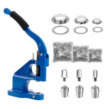 Load image into Gallery viewer, Hand Press Grommeting Machine Grommet Press Eyelet Machine Punch Tool Kit 3 Dies 1/4, 3/8, 1/2 Inch with 1500pcs Grommets for Banner Signs Posters
