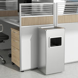 Load image into Gallery viewer, 13 Gallon Office Trash Can, Commercial Stainless Steel Garbage Can for Hotel, Hospital