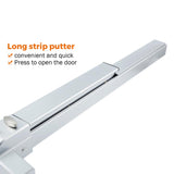 Load image into Gallery viewer, Door Push Bar Panic Exit Device with Exterior Lever, 70cm/27.5” Stainless Steel Commercial Emergency Exit Door Push Bar, Exit Device Parts Door Hardware for 28”-50” Wood Metal Door