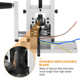 Load image into Gallery viewer, Upgraded Manual Wire Stripping Machine,Hand Crank Stripper for Scrap Copper Stripping 1mm-70mm/0.039&quot;-2.756&quot; Diameter Wire