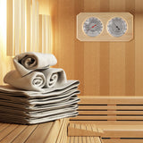 Load image into Gallery viewer, Sauna Thermometer 2 in 1 Wooden Sauna Hygrothermograph Indoor Fahrenheit Thermometer and Hygrometer for Hotel Sauna Room Accessories