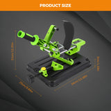 Load image into Gallery viewer, Angle Grinder Stand Universal Fixed Grinder Holder Sliding Handle Bracket Adjustable 45 Degree Clamp with Protective Cover