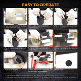 Load image into Gallery viewer, BEAMNOVA Hydraulic Knockout Punch Kit, 15 Ton 7/8 to 4-1/2 Inch Conduit Hole Cutter Set, KO Tool Kits with Puncher 10 Piece, Metal Sheet Driver Tools, For Aluminum, Brass, Stainless Steel, Fiberglass and Plastic