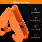 Load image into Gallery viewer, I Beam Clamp 4400lbs/2ton Capacity Heavy Duty Lifting Clamp Tool 3inch-9inch Opening Range Beam Hangers for Lifting Rigging