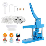 Load image into Gallery viewer, DIY Button Maker Machine 25-58mm/1-2.5inch Sliding Round Pin Badge Maker Kit with 200 Button Parts Supplies