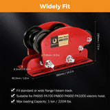 Load image into Gallery viewer, Manual Trolley I-Beam 1 Ton 2204 LBS for PA600 PA700 PA800 PA900 PA1000 Electric Hoist Push Geared Overhead Heavy Duty Wheels Wide Flange