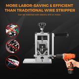 Load image into Gallery viewer, Manual Wire Stripping Machine 2-25mm Copper Wire Peeler Machine Scrap Cable Stripper Hand Crank Drill Powered Wire for Scrap Copper Stripping