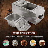 Load image into Gallery viewer, 30~85°C Chocolate Tempering Machine Candy Melt Melting Chocolate Chips Double Boiler Commercial Food Warmer for Milk Coffee Cheese Soup