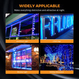 Load image into Gallery viewer, 100FT 200PCS LED Christmas Window Lights Module Blue Decorative Light for Home Store Halloween Outdoor Light