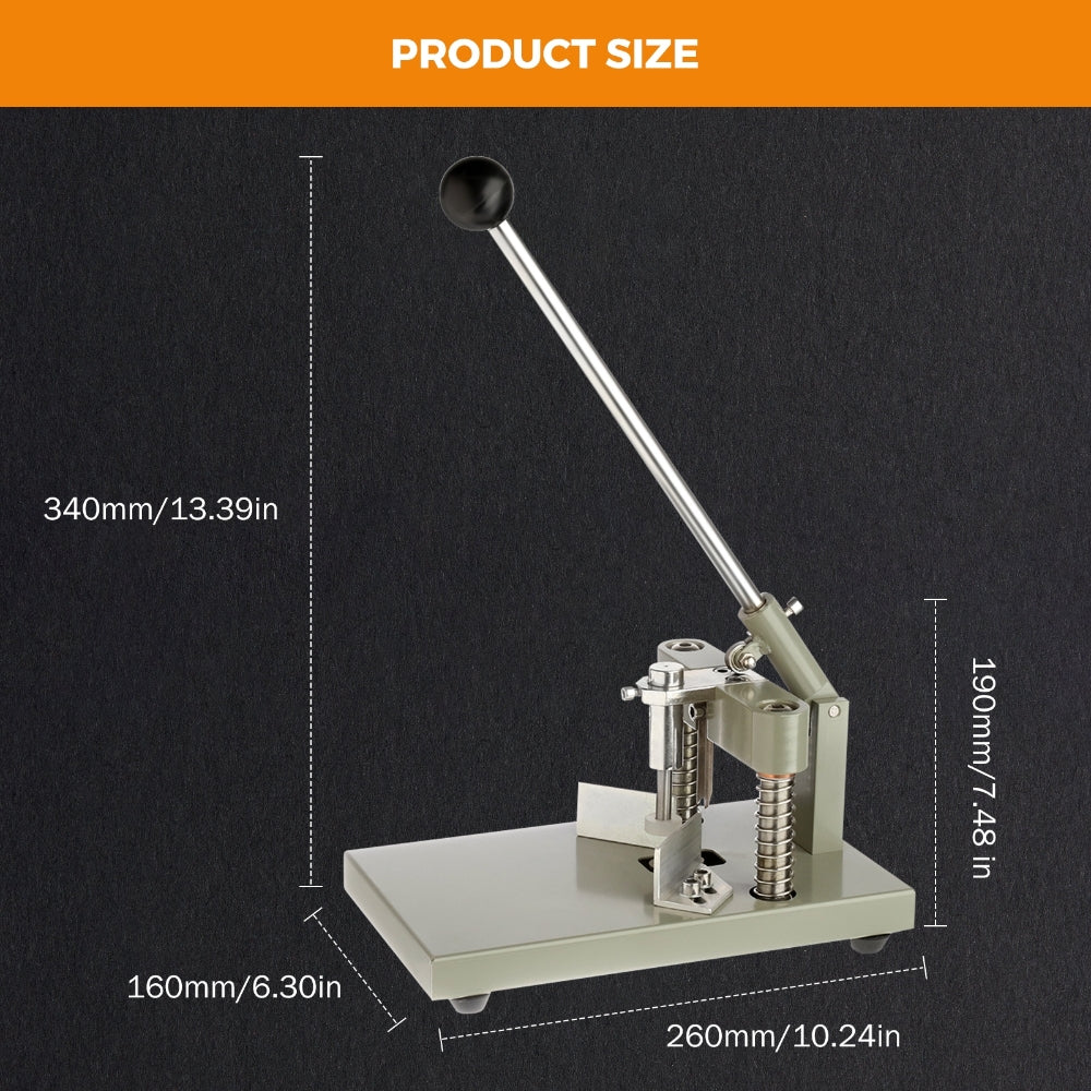 Desktop Manual Corner Rounding Machine, Corner Cutter Rounder for Cardstock,  30mm Thickness Manual Corner Rounder Paper Punch Cutter, with R4mm R6mm  R10mm Dies, for Cardstock, Aluminum Sheet : : Home