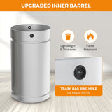 Load image into Gallery viewer, 30 Gallon Stainless Steel Outdoor Trash Can, Open Top Garbage Can