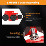 Load image into Gallery viewer, Manual Trolley I-Beam 1 Ton 2204 LBS for PA600 PA700 PA800 PA900 PA1000 Electric Hoist Push Geared Overhead Heavy Duty Wheels Wide Flange